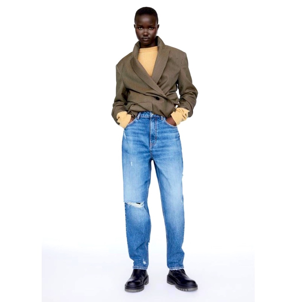 Zara mom jeans